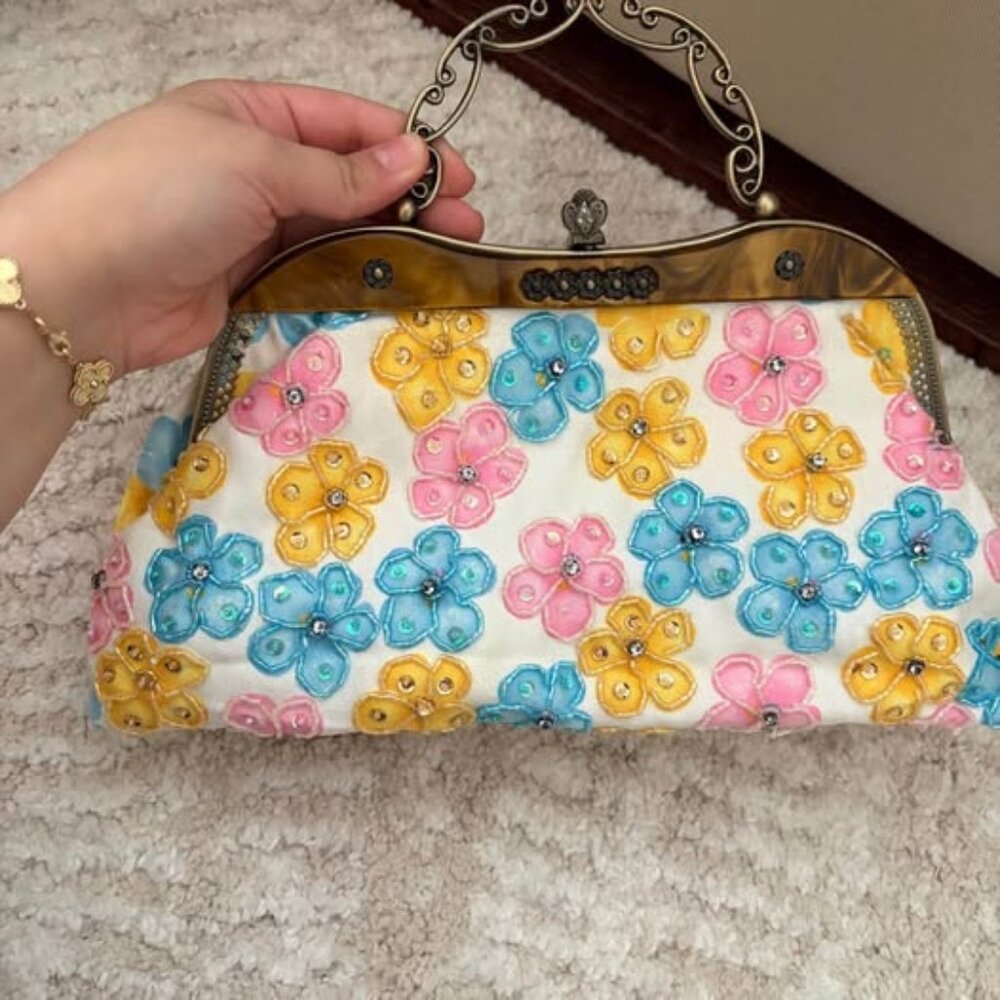 Floral Small Clutch